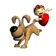 chien jouant au basket Chien_vo